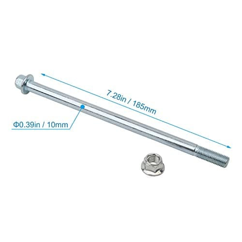 Front Rear Axle Set for Motorcycle Pit Dirt Bike ATV Mini Bike Parts