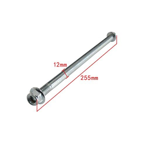 12mm Front Rear Axle for 50cc-125cc PIT PRO Trail Dirt Bike QUAD ATV