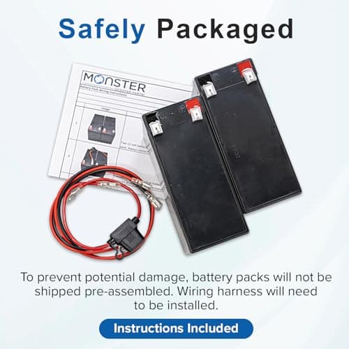 AlveyTech 24 Volt Battery Pack for Razor Pocket Mod Electric Scooter - Premium Rechargeable AGM Batteries, Replacement Set of 2, 7 Ah, Vespa Moped Style Scooters

AlveyTech 24 Volt Battery Pack for Razor Pocket Mod Electric Scooter - Replacement Set