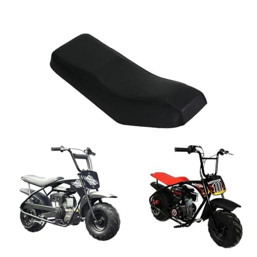 New Seat Upgrade for Motovox MBX10 and Mototec 105cc Mini Bike (Black)