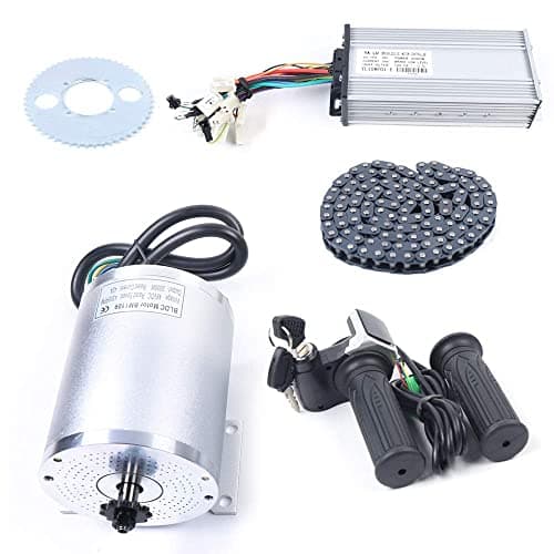 2000W Electric Brushless DC Motor Kit at 48V, High Speed Motor