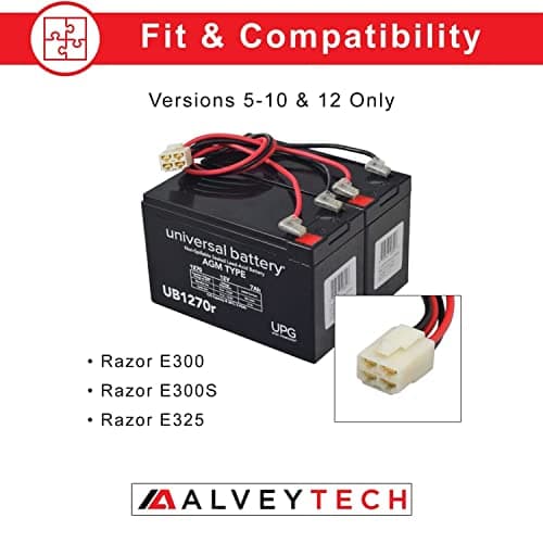 Replacement 24V Battery Pack for Razor E300 & E325 Scooter.