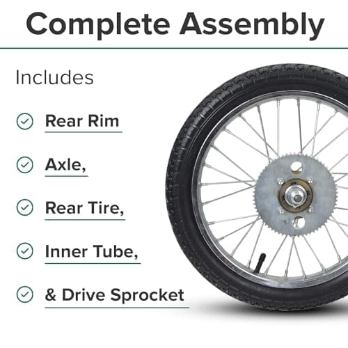 Rear Wheel Assembly for Razor EcoSmart Metro