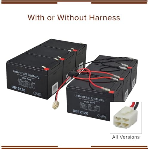 36V Sealed Lead Acid Battery Pack for Razor Crazy Cart XL - Non-Spillable SLA/AGM Deep Cycle Rechargeable Batteries