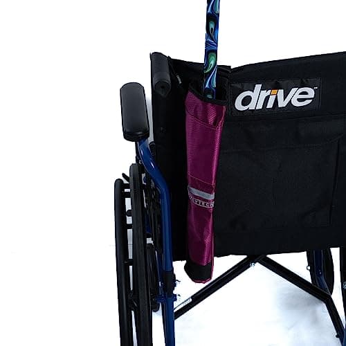 AlveyTech Berry Cane Holder with Clip Buckle for Mobility Devices