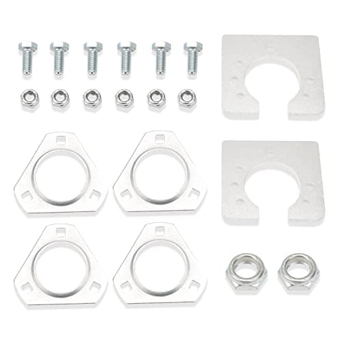 Live Axle Bearing Kit for 1 inch Go-Karts with Azusa Axles and 3-Hole Flangettes
