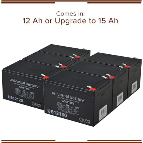 36V Sealed Lead Acid Battery Pack for Razor Crazy Cart XL - Non-Spillable SLA/AGM Deep Cycle Rechargeable Batteries