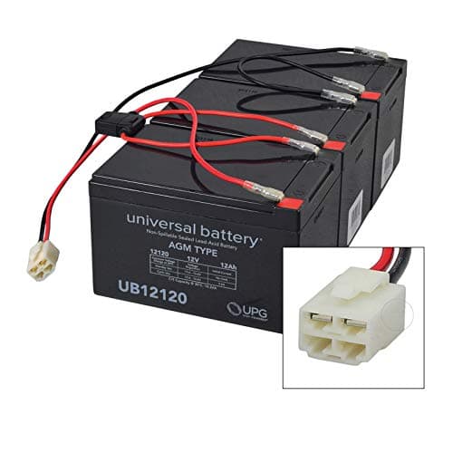 36V Sealed Lead Acid Battery Pack for Razor Crazy Cart XL - Non-Spillable SLA/AGM Deep Cycle Rechargeable Batteries