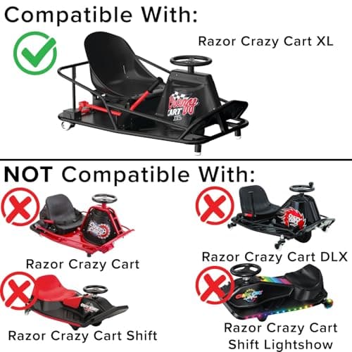 AlveyTech 36V HB3650-TYD6A Controller for Razor Crazy Cart XL 1+ (4-Wire)