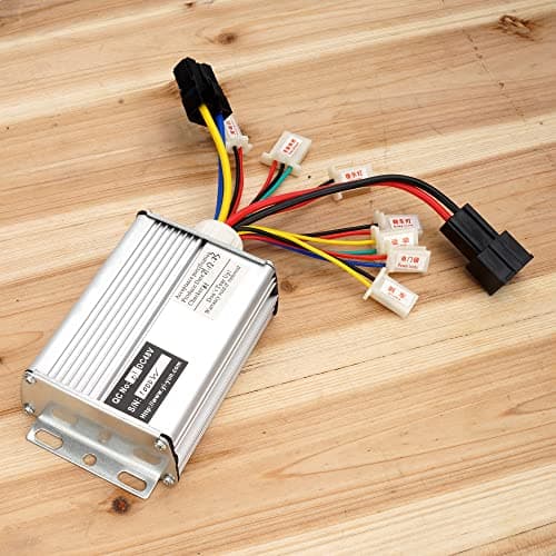Aftermarket 48v 1000w Controller for Brushed Electric Scooter with Black Connector Terminal