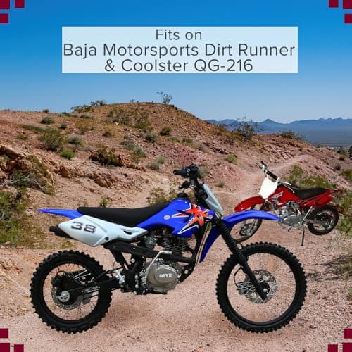 Durable 90/100-16 Pneumatic Tire for Dirt Bikes - Aggressive Knobby Tread
