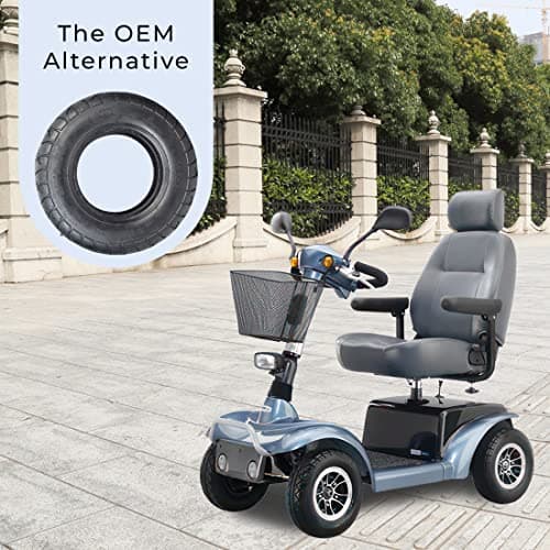Replacement Tire for ActiveCare Medical Prowler 3310/3410, Afikim Afiscooter C3 and S4 Scooters/Gokarts/Hand Trucks