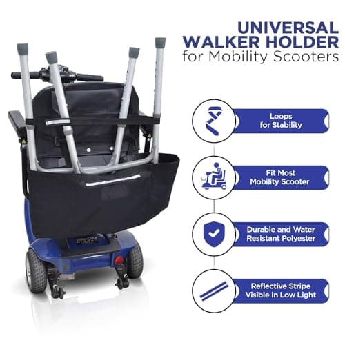 AlveyTech Walker Holder for Mobility Scooters