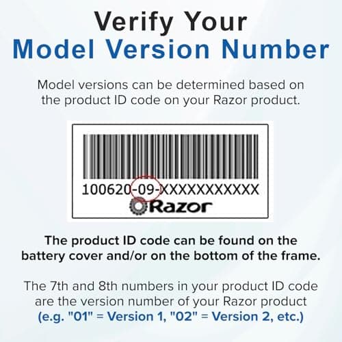 AlveyTech 12 Volt Battery Kit for Razor MX125 Dirt Rocket Electric Dirt Bike - Replacement AGM Battery with Wiring Harness (5 Ah) - Premium Rechargeable Battery for Electric Bikes