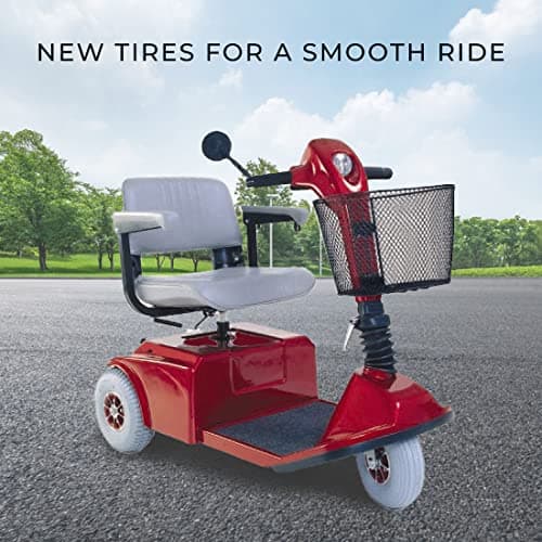 AlveyTech 3.00-4 Mobility Tire and Inner Tube Set - Fits Pride Chairs, Scooters, Wheelbarrow, Hand Trucks, E-Wheel Chairs
