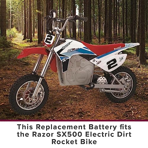 AlveyTech 36V 15 Ah Battery Pack for Razor SX500 Dirt Rocket Bike - Replacement Batteries for Kids Electric Scooter