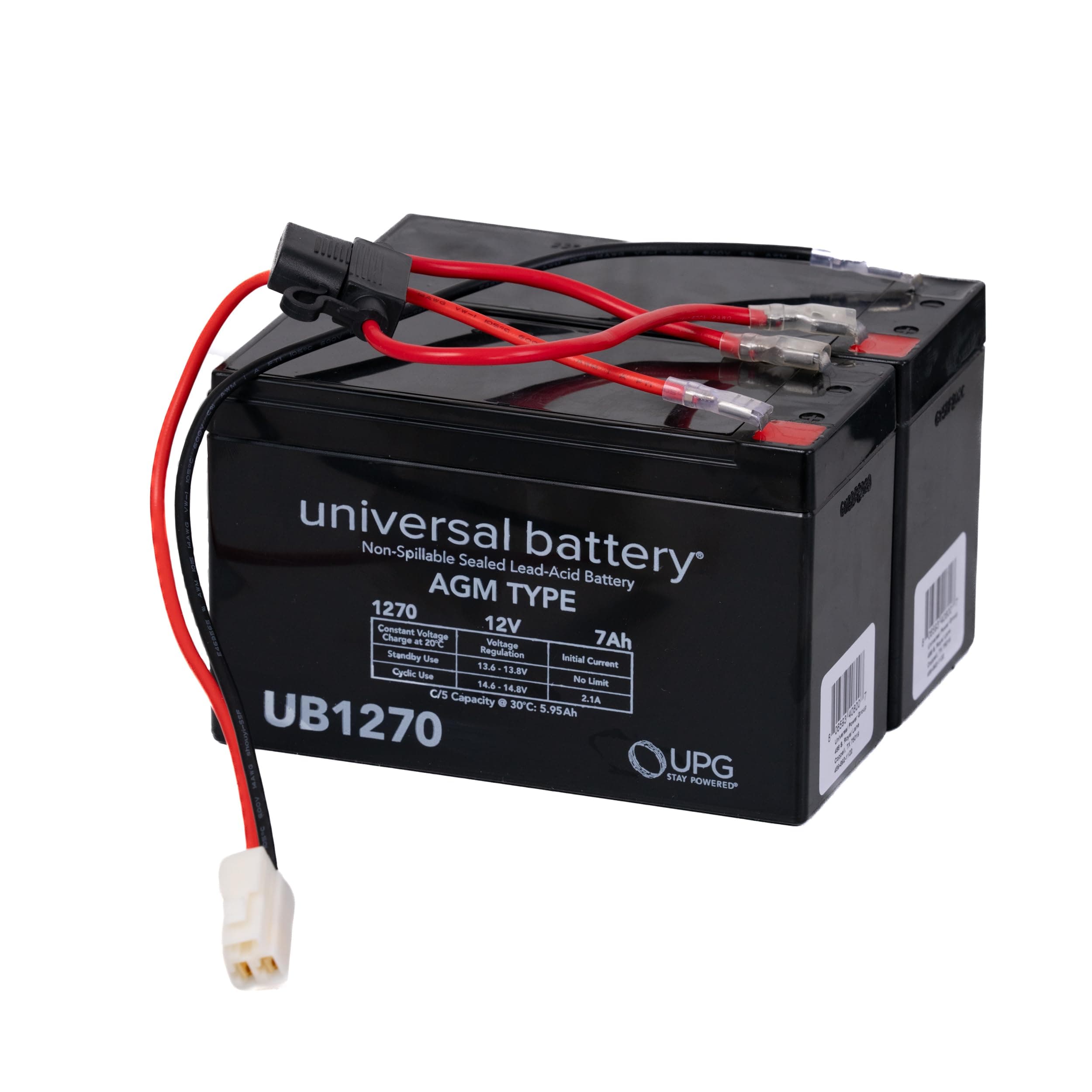 AlveyTech 24 Volt Battery Pack for Razor Pocket Mod Electric Scooter - Premium Rechargeable AGM Batteries, Replacement Set of 2, 7 Ah, Vespa Moped Style Scooters

AlveyTech 24 Volt Battery Pack for Razor Pocket Mod Electric Scooter - Replacement Set
