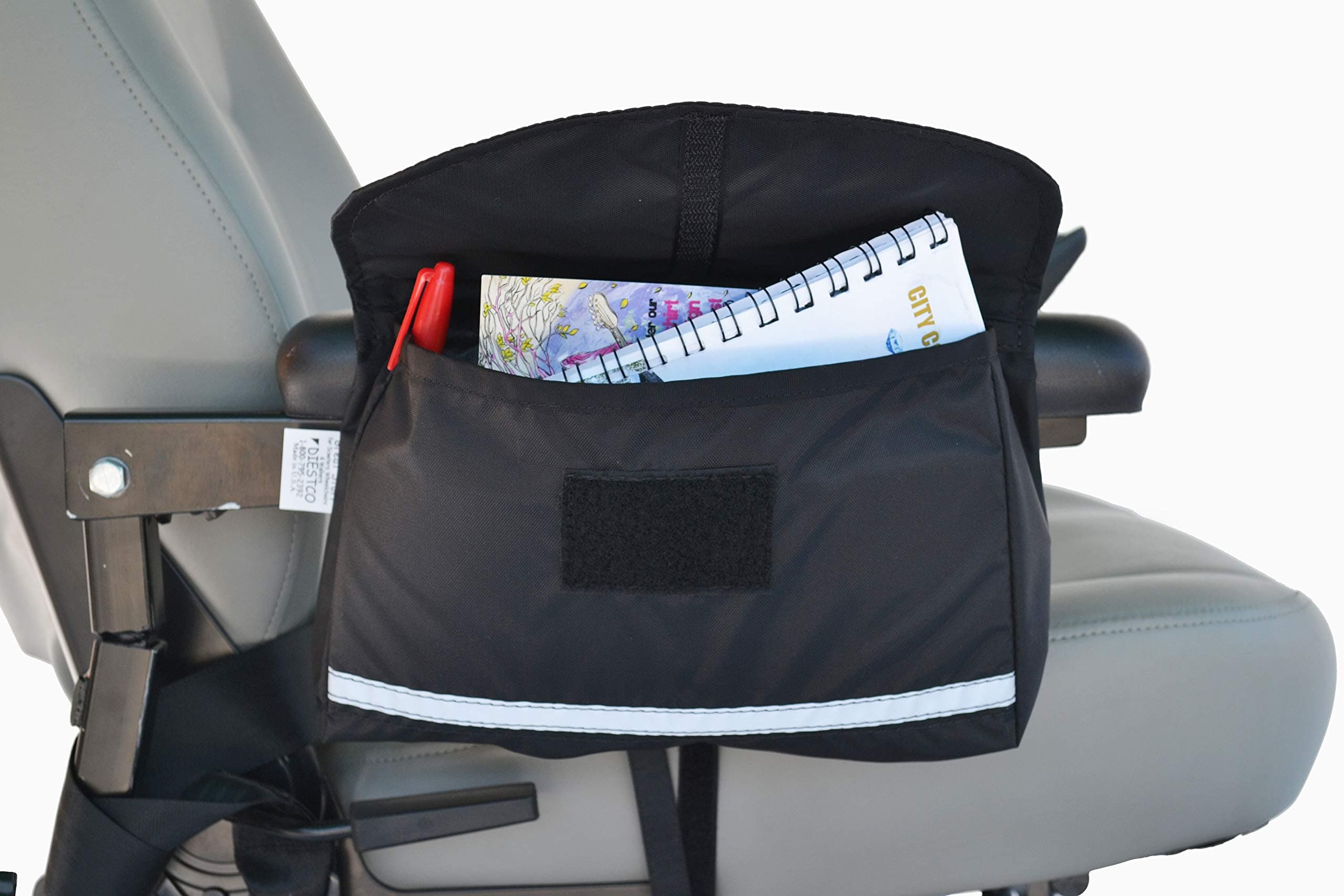 Armrest Bag for Wheelchairs and Scooters