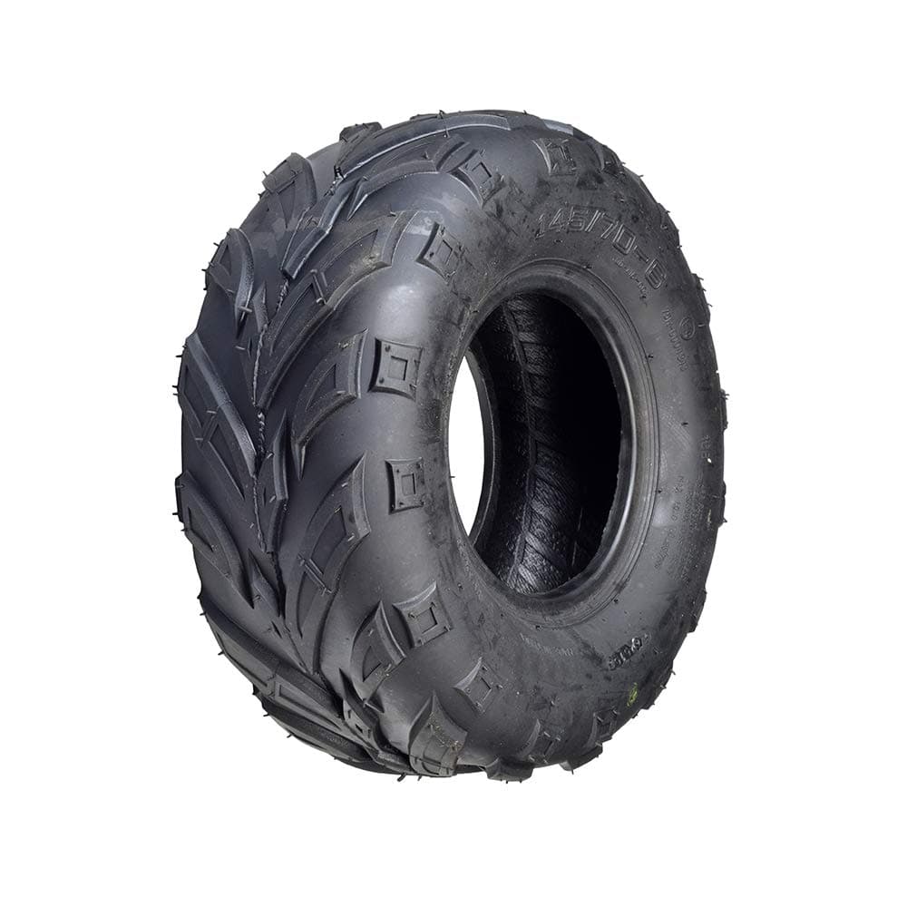 AlveyTech 145/70-6 Front Tire with V-Tread - fits Coleman KT196/CK196-T Go-Kart